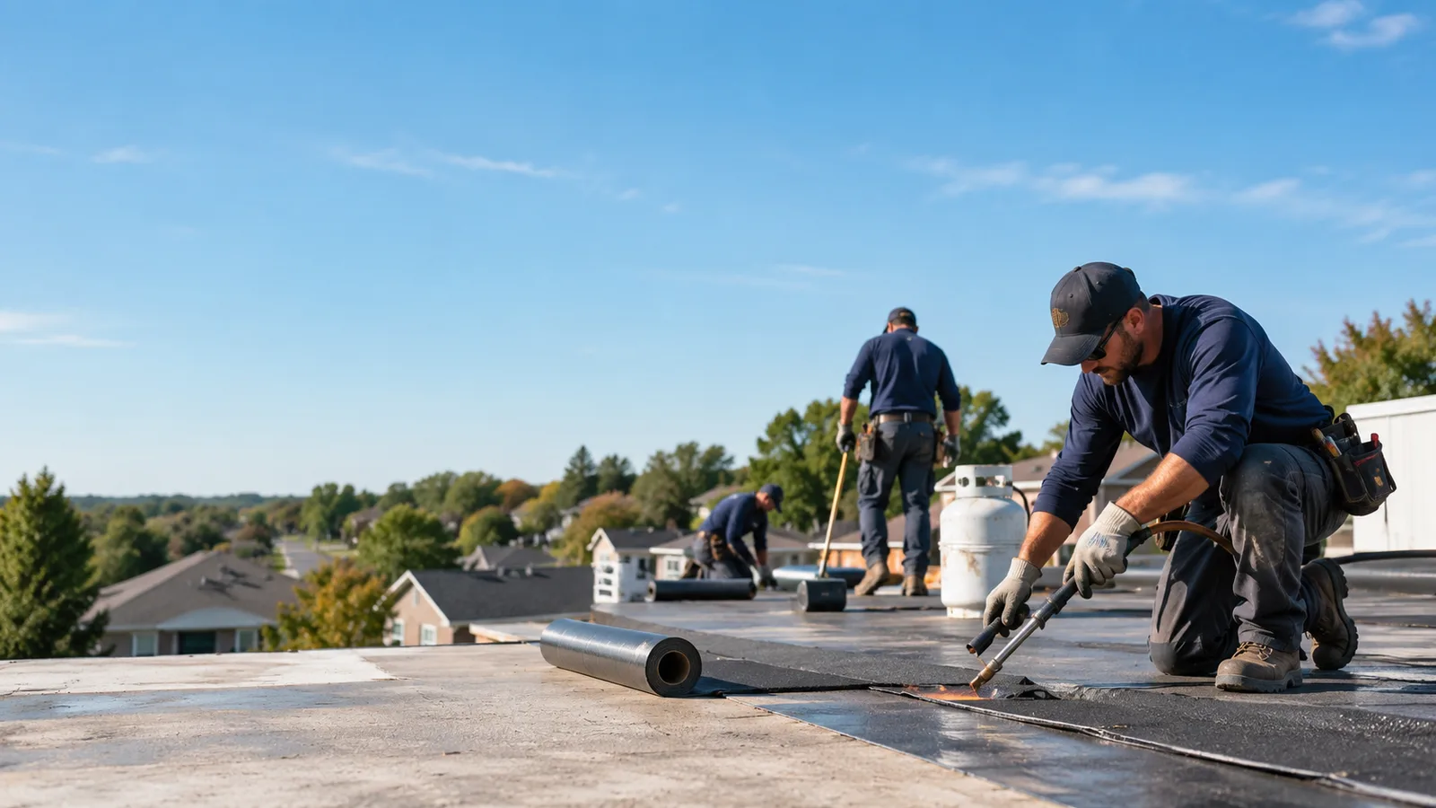Flat Roof Leak Repair providers in Anchor, IL